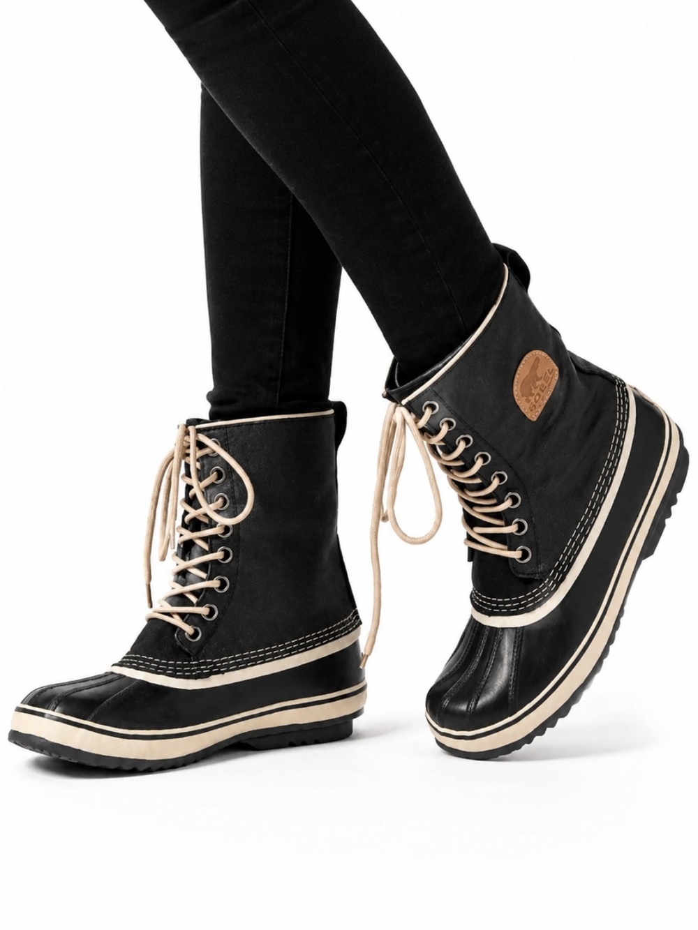 Sorel 1964 Premium CVS Waterproof Winter Boots Black Women’s 9.5 EUC!